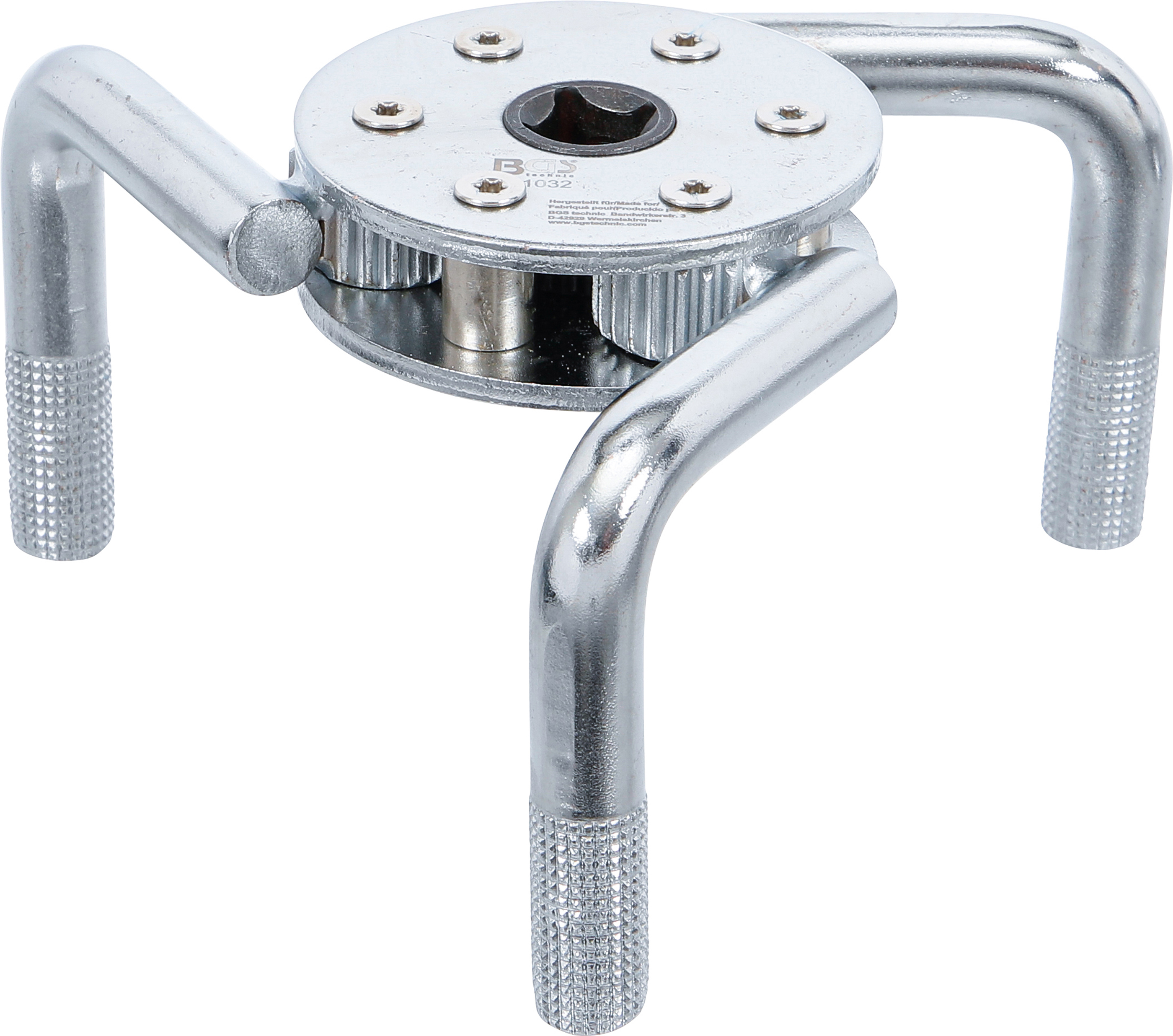 BGS Luftfilter - Kartuschenschlüssel, 3-armig | für Kartuschen Ø 95 - 150 mm