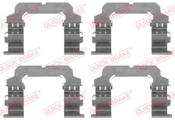 Zubehörsatz, Scheibenbremsbelag