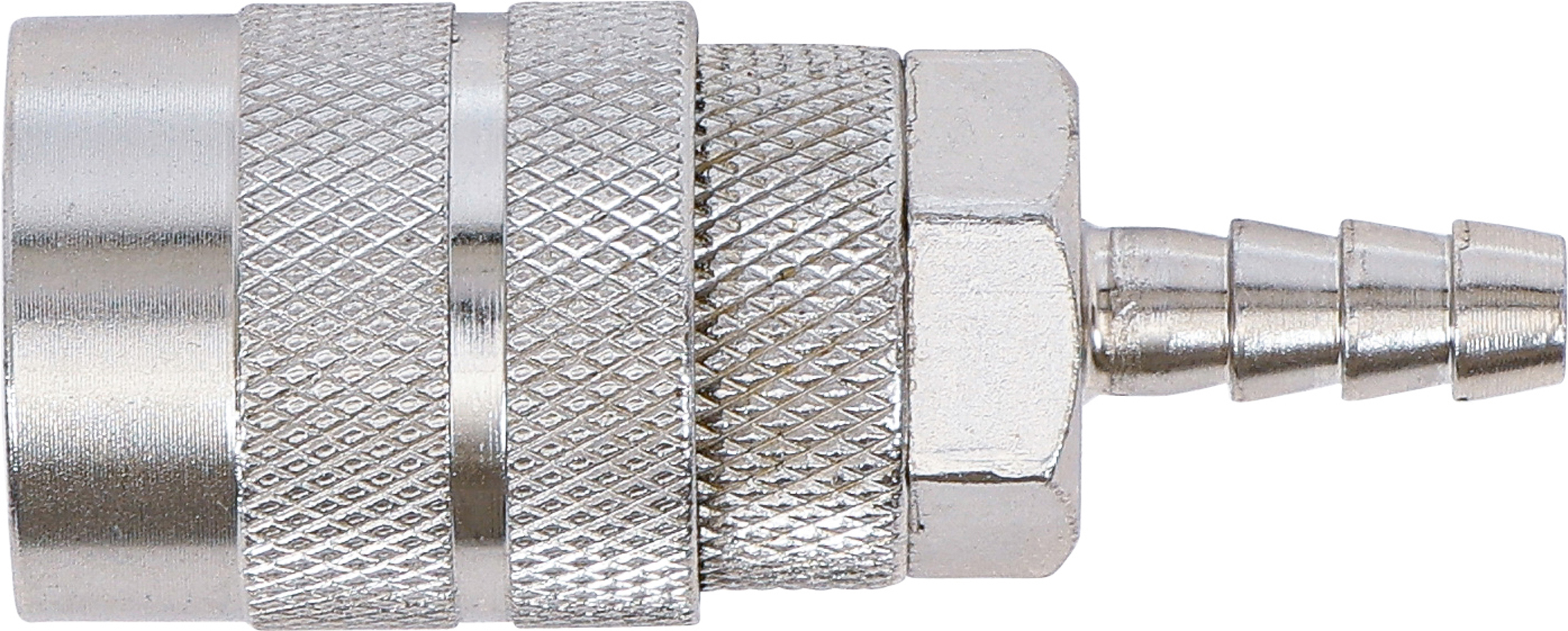BGS Druckluft-Schnellkupplung mit 6 mm Schlauchanschluss | USA / Frankreich