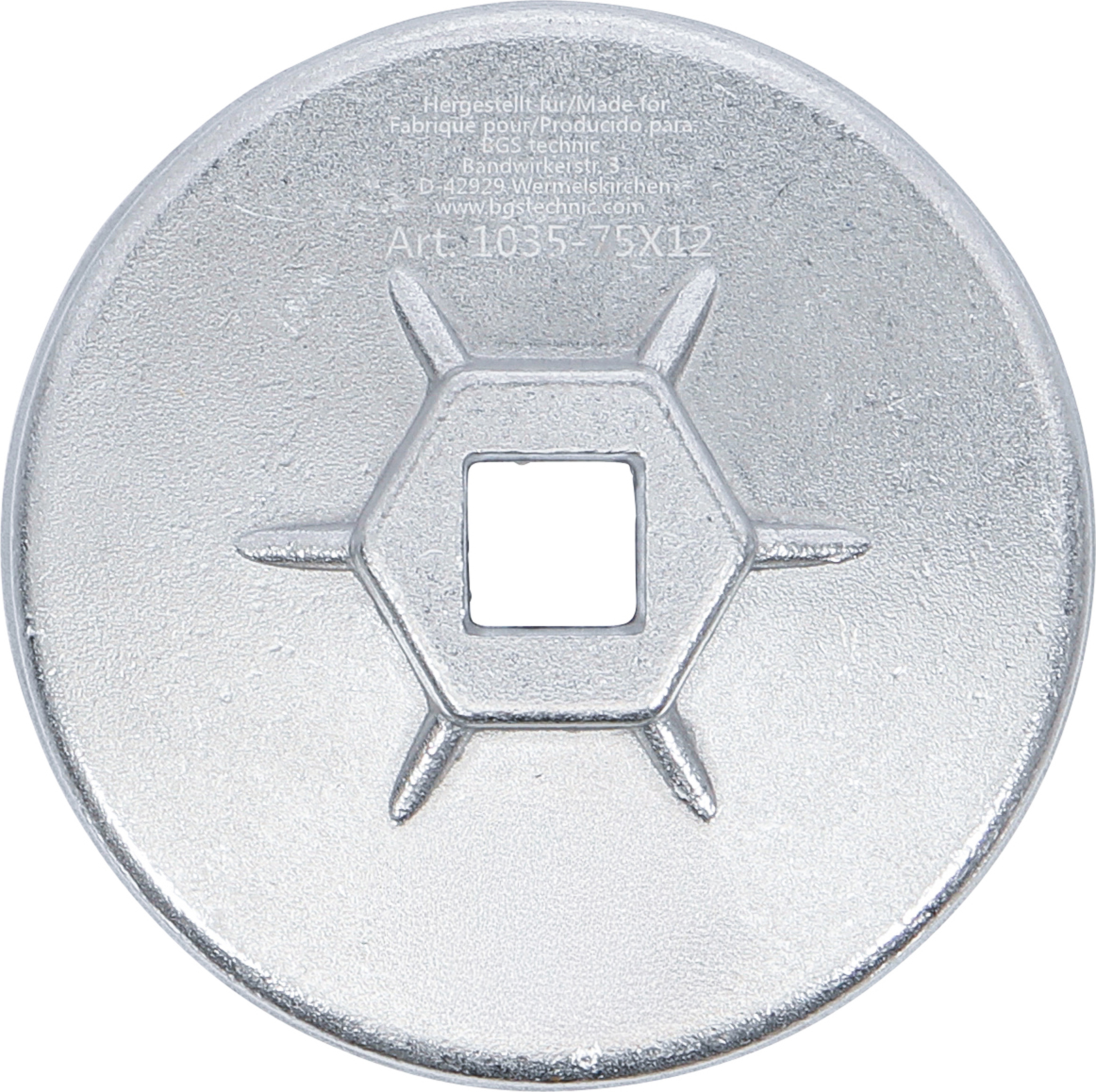 BGS Ölfilterschlüssel | Zwölfkant | Ø 75 mm