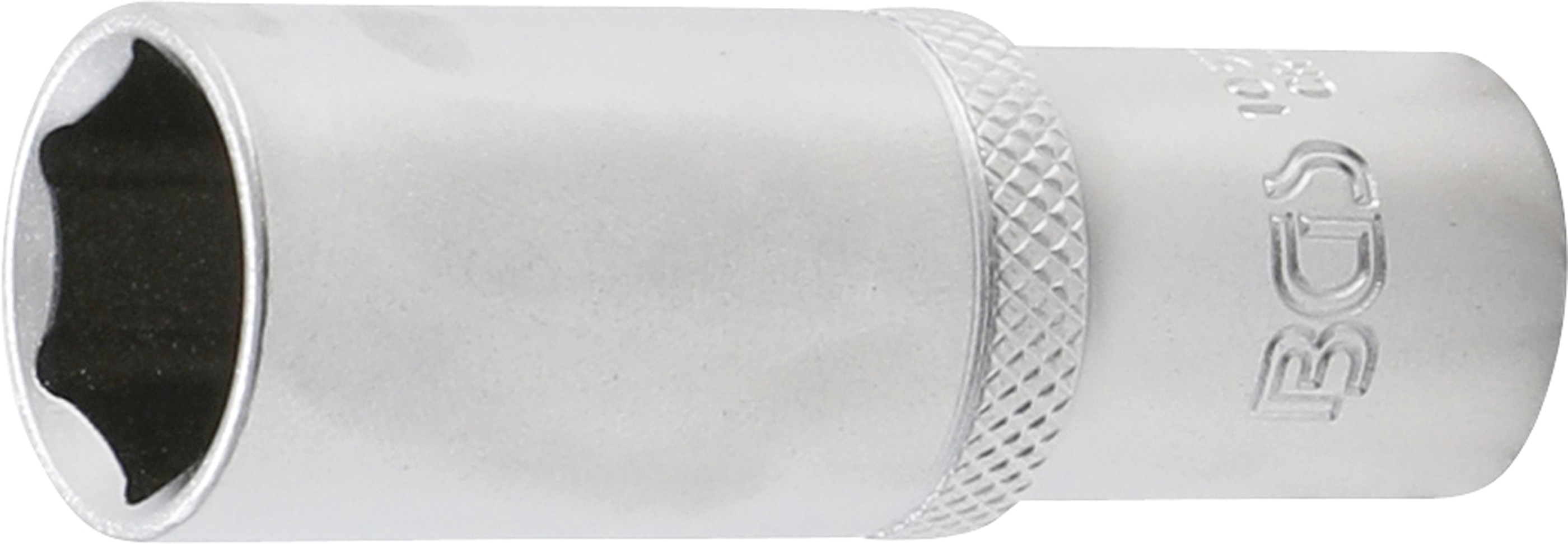 BGS Steckschlüssel-Einsatz Sechskant, tief | Antrieb Innenvierkant 10 mm (3/8") | SW 16 mm