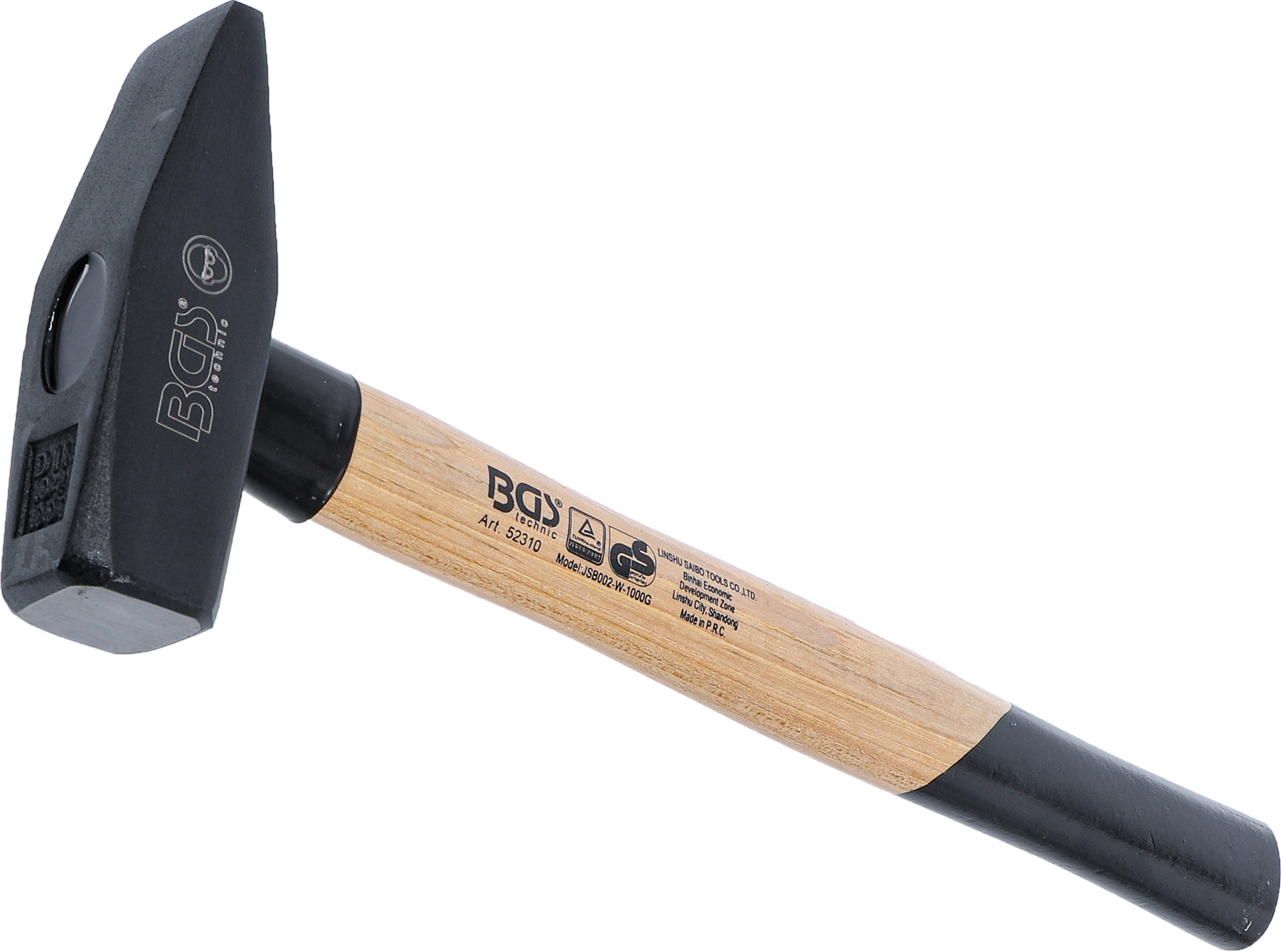 BGS Schlosserhammer | Hickory-Stiel | DIN 1041 | 1000 g