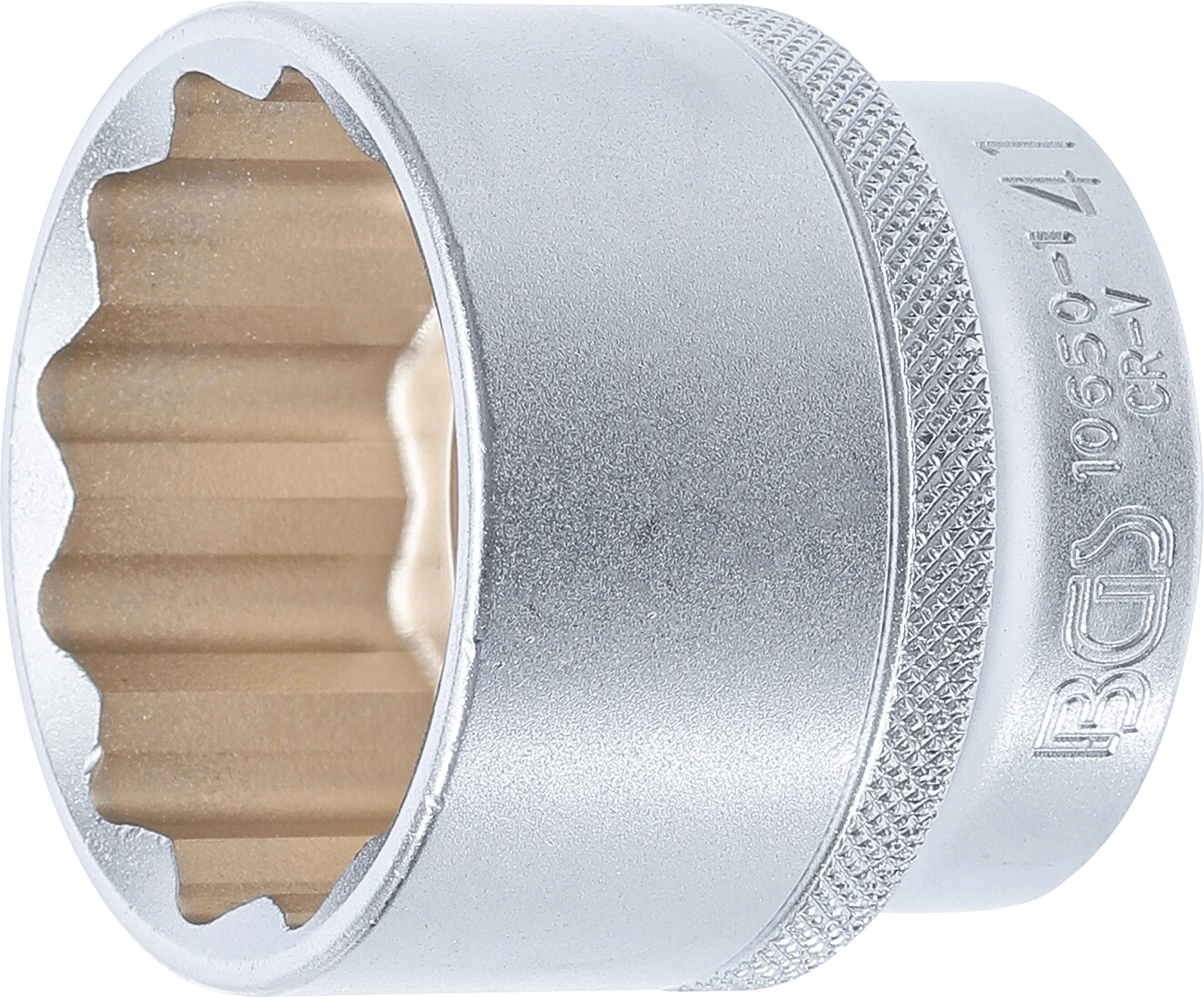 BGS Steckschlüssel-Einsatz Zwölfkant | Antrieb Innenvierkant 12,5 mm (1/2") | SW 41 mm