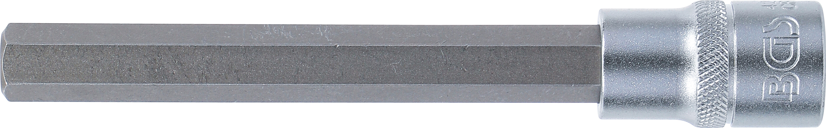 BGS Bit-Einsatz | Länge 140 mm | Antrieb Innenvierkant 12,5 mm (1/2") | Innensechskant 12 mm