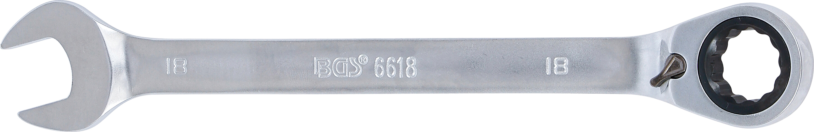 BGS Ratschenring-Maulschlüssel | umschaltbar | SW 18 mm