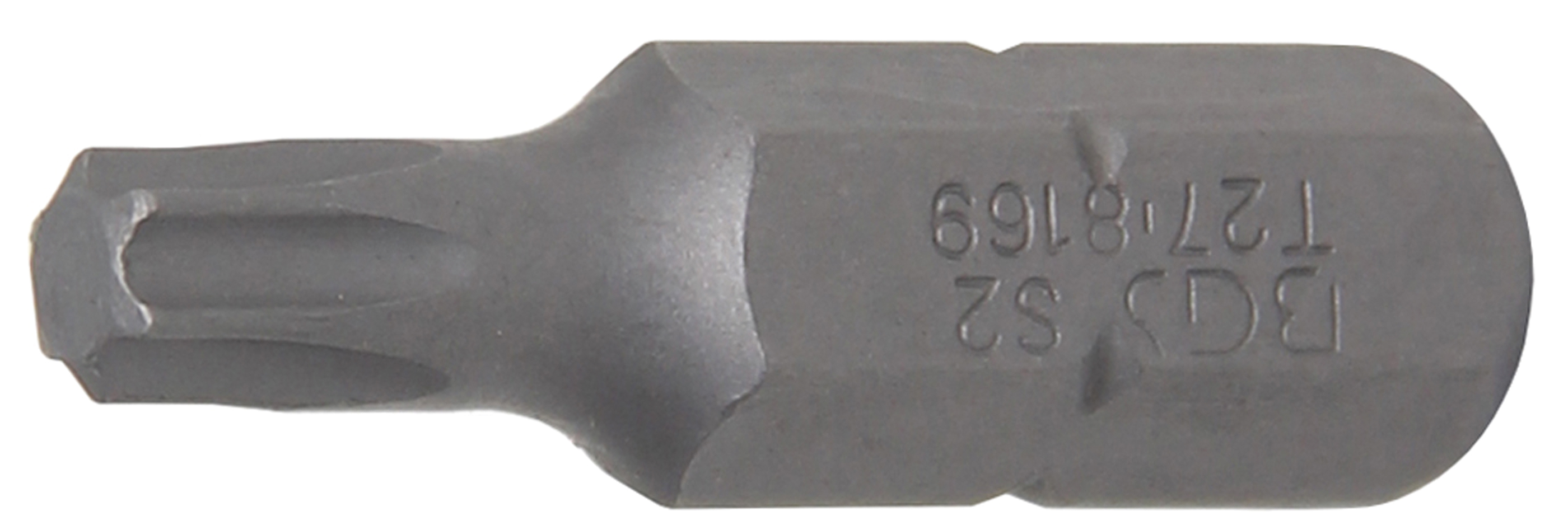 BGS Bit | Länge 30 mm | Antrieb Außensechskant 8 mm (5/16") | T-Profil (für Torx) T27