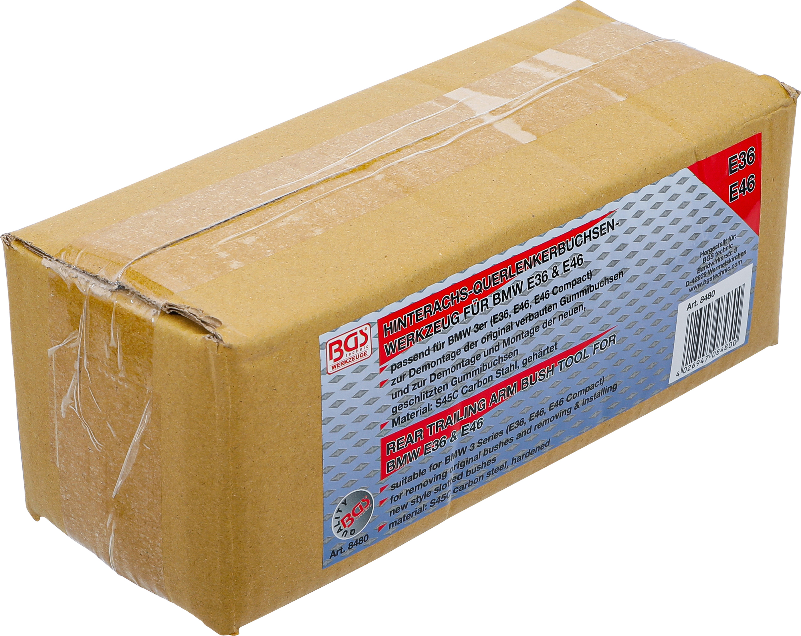 BGS Hinterachs-Querlenkerbuchsen-Werkzeug | für BMW E36 / E46