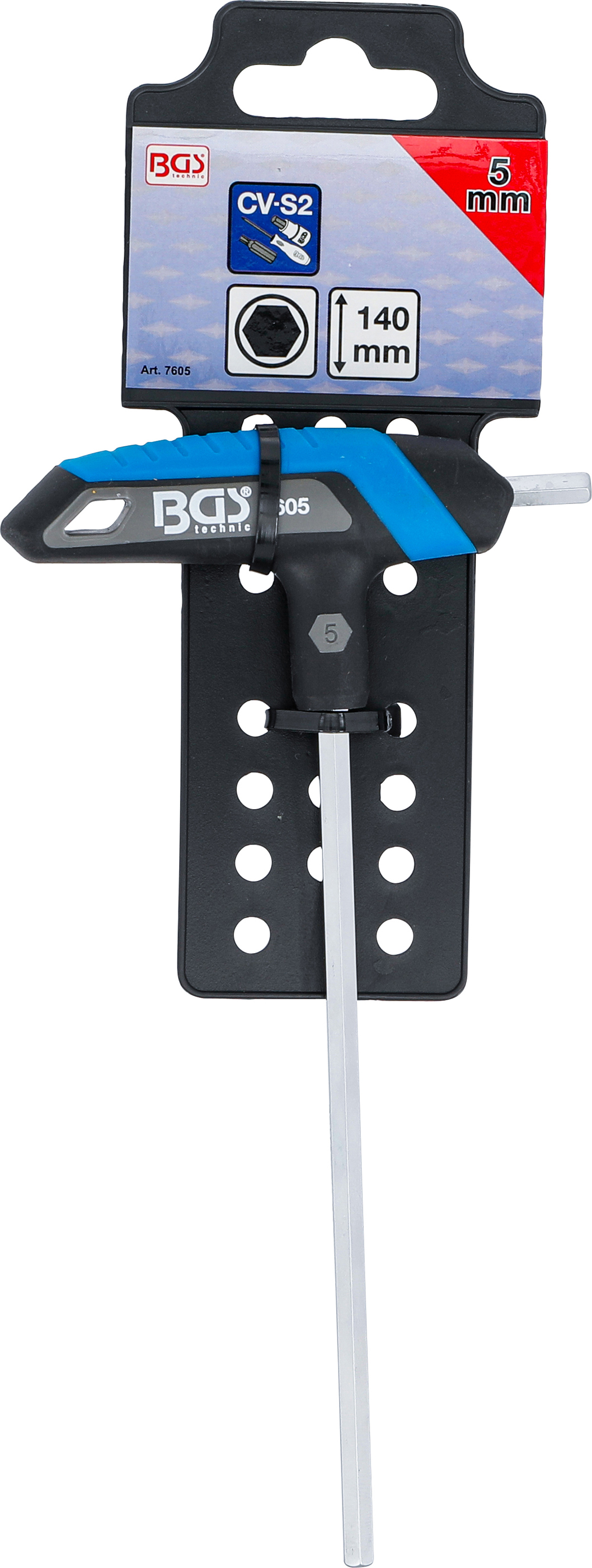 BGS Schraubendreher mit T-Griff | Innensechskant | 5 mm