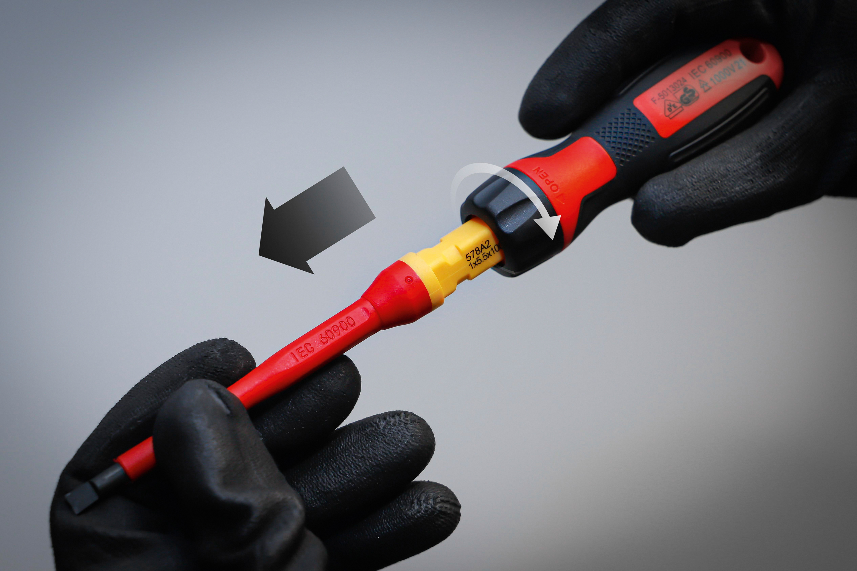 BGS VDE-Schraubendreher-Satz | mit Wechselklingen | 8-tlg.