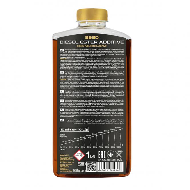 Mannol 9930 Diesel Ester Additiv Kraftstoffadditiv 1 Liter