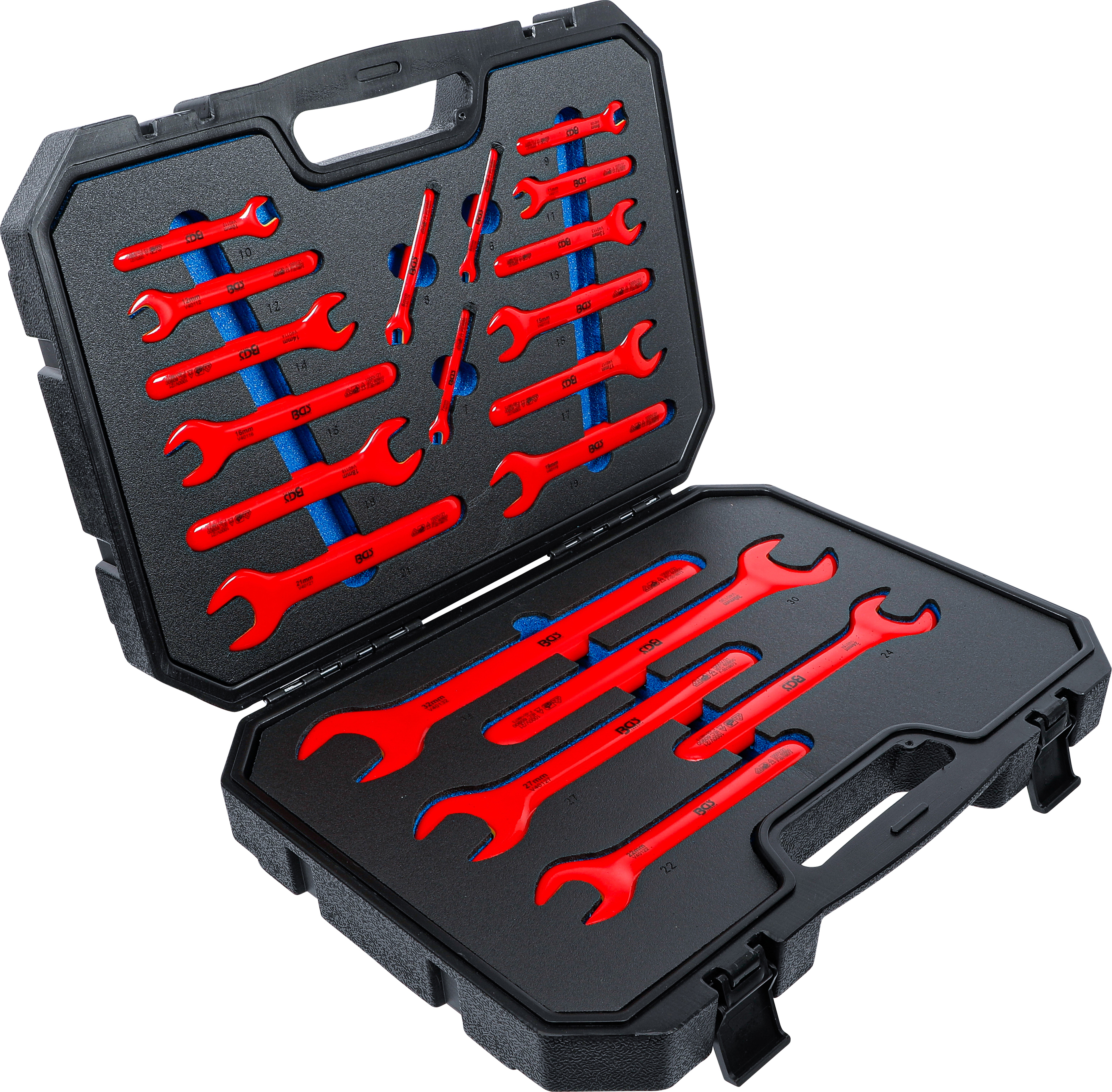 BGS VDE-Einmaulschlüssel-Satz | SW 6 - 32 mm | 20-tlg.