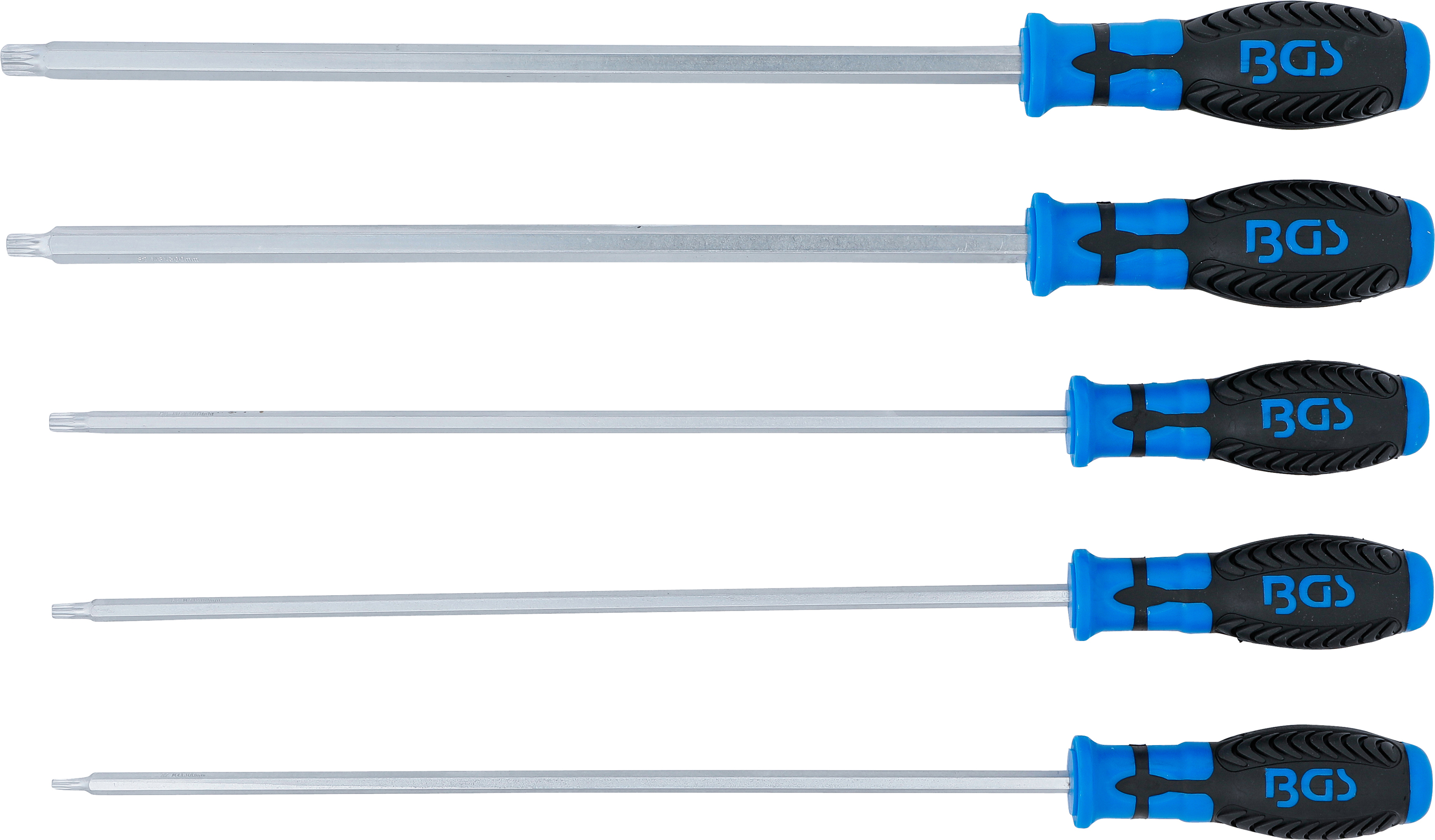 BGS Schraubendreher-Satz | Innenvielzahn (für XZN) | 5-tlg.