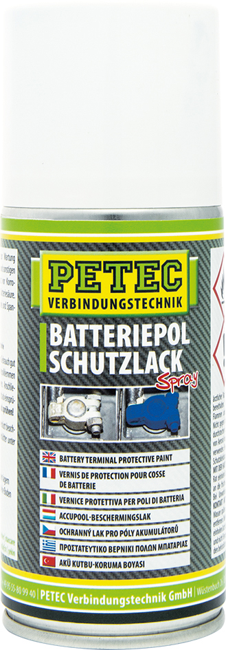 Petec Batteriepol Schutzlack Spray 150 ml
