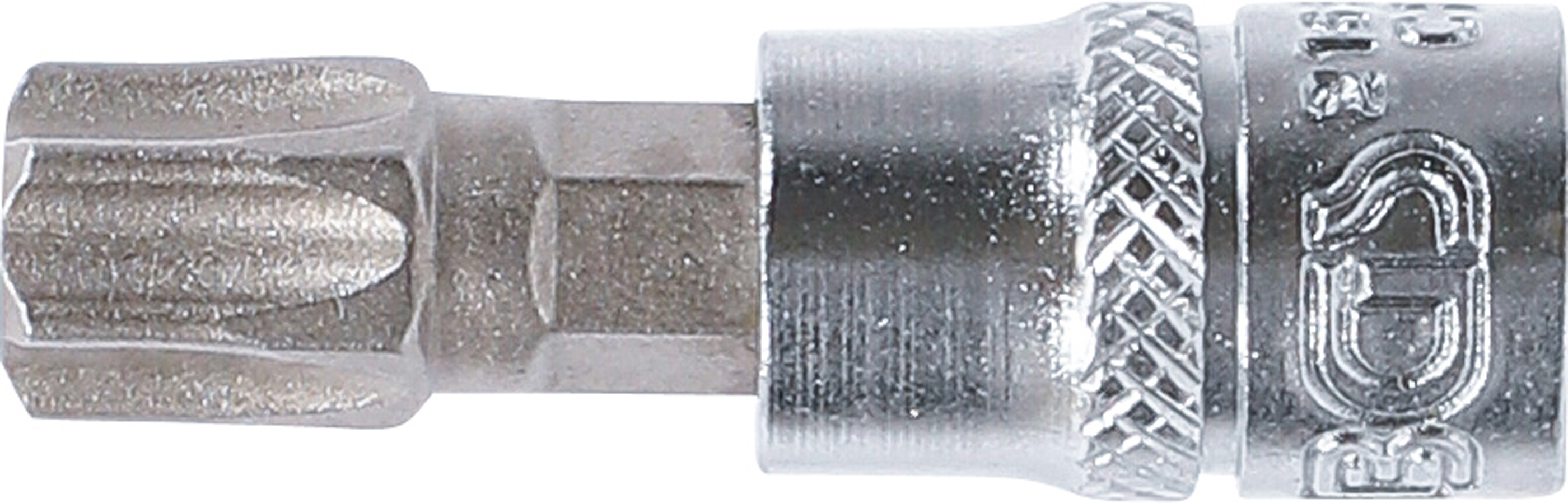 BGS Bit-Einsatz | Antrieb Innenvierkant 6,3 mm (1/4") | T-Profil (für Torx) mit Bohrung T50