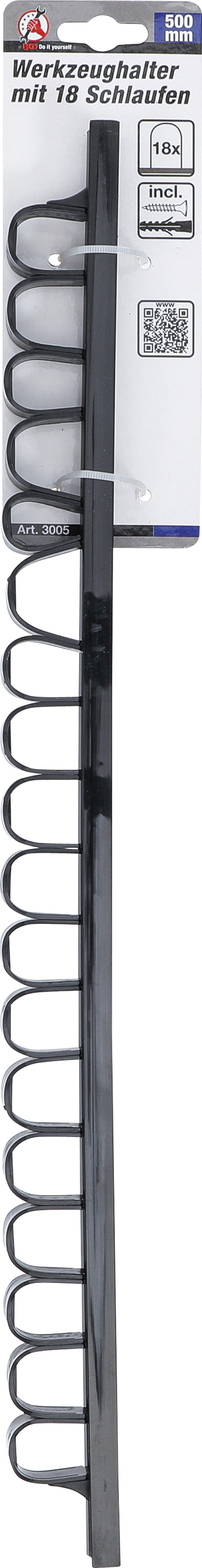 BGS Werkzeughalter mit 18 Schlaufen | 500 mm