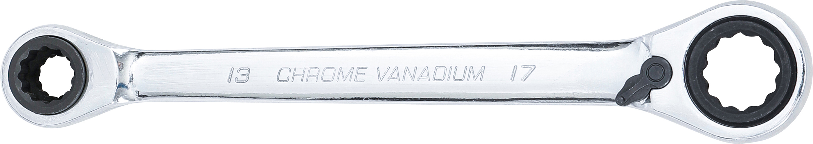 BGS Ratschen-Ringschlüssel | 4-in-1 | SW 10 x 13 - 17 x 19 mm