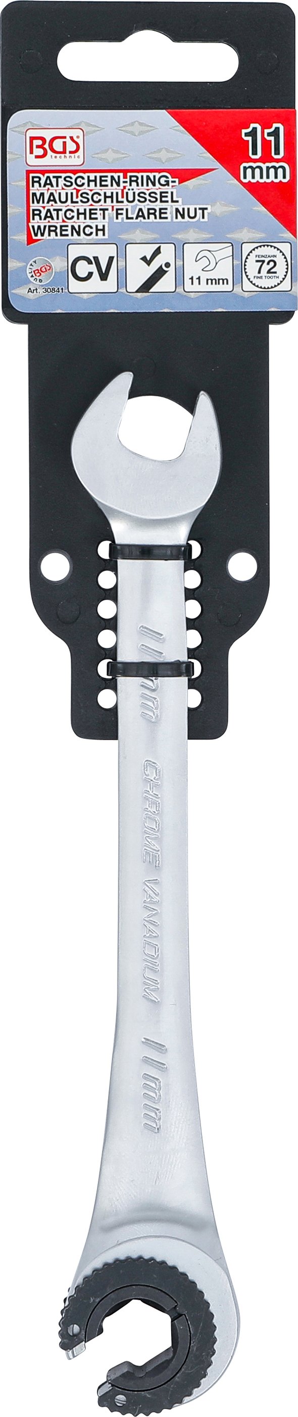 BGS Ratschenring-Maulschlüssel | offen | SW 11 mm