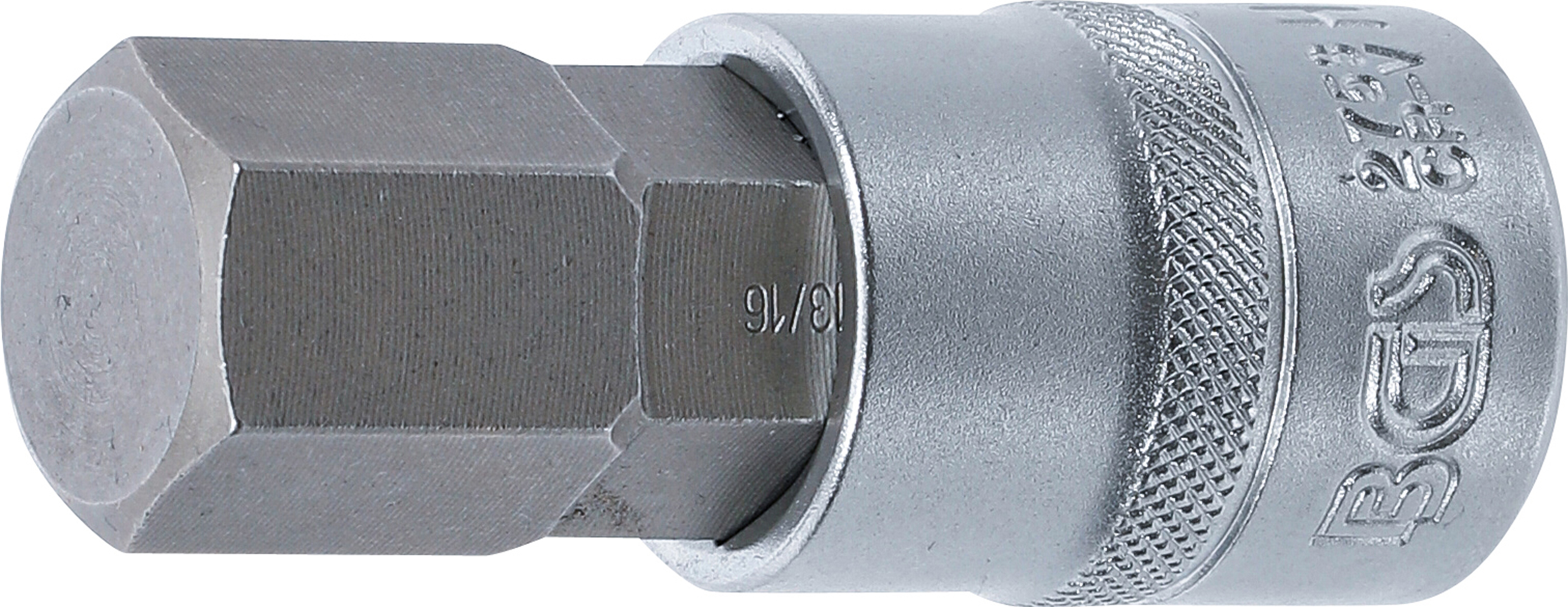 BGS Bit-Einsatz | Länge 70 mm | Antrieb Innenvierkant 12,5 mm (1/2") | Innensechskant 13/16"