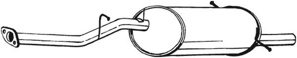 Endschalldämpfer BOS229-063 “BOSAL”