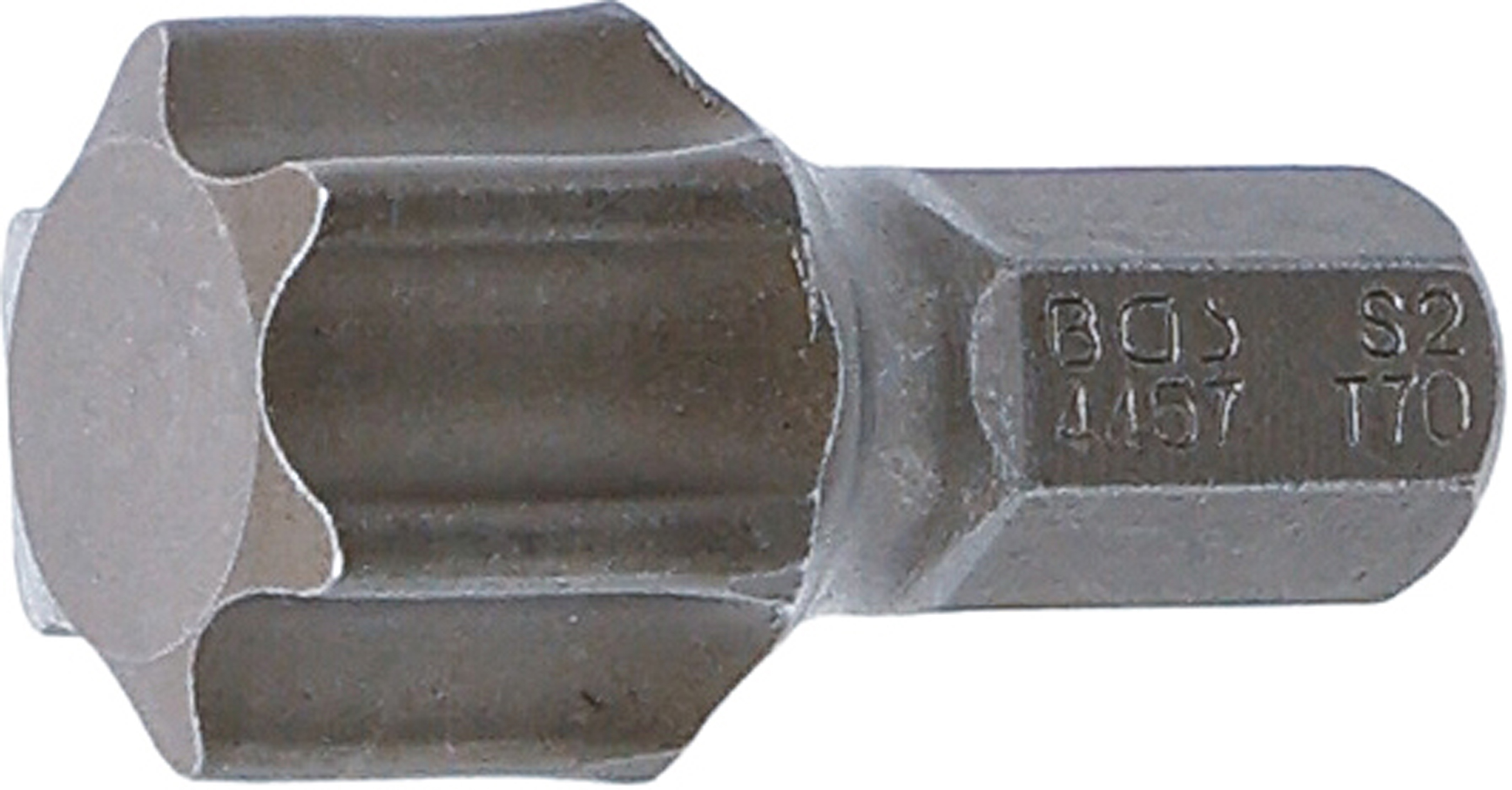 BGS Bit | Länge 30 mm | Antrieb Außensechskant 8 mm (5/16") | T-Profil (für Torx) T70