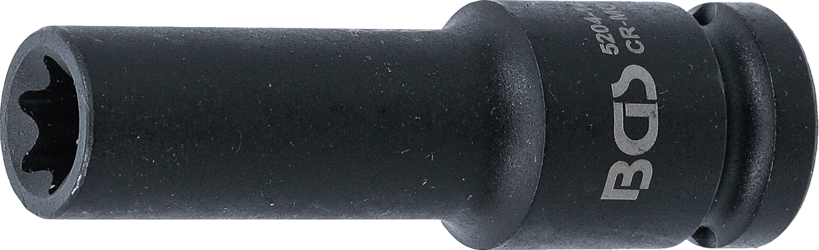 BGS Kraft-Steckschlüssel-Einsatz E-Profil, tief | Antrieb Innenvierkant 12,5 mm (1/2") | SW E14