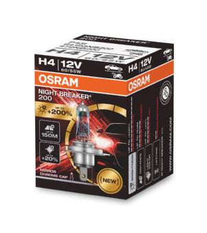 Osram H4 Night Breaker 64193 NB200 P43T 12V 60/55W Autolampe Halogen Scheinwerfer
