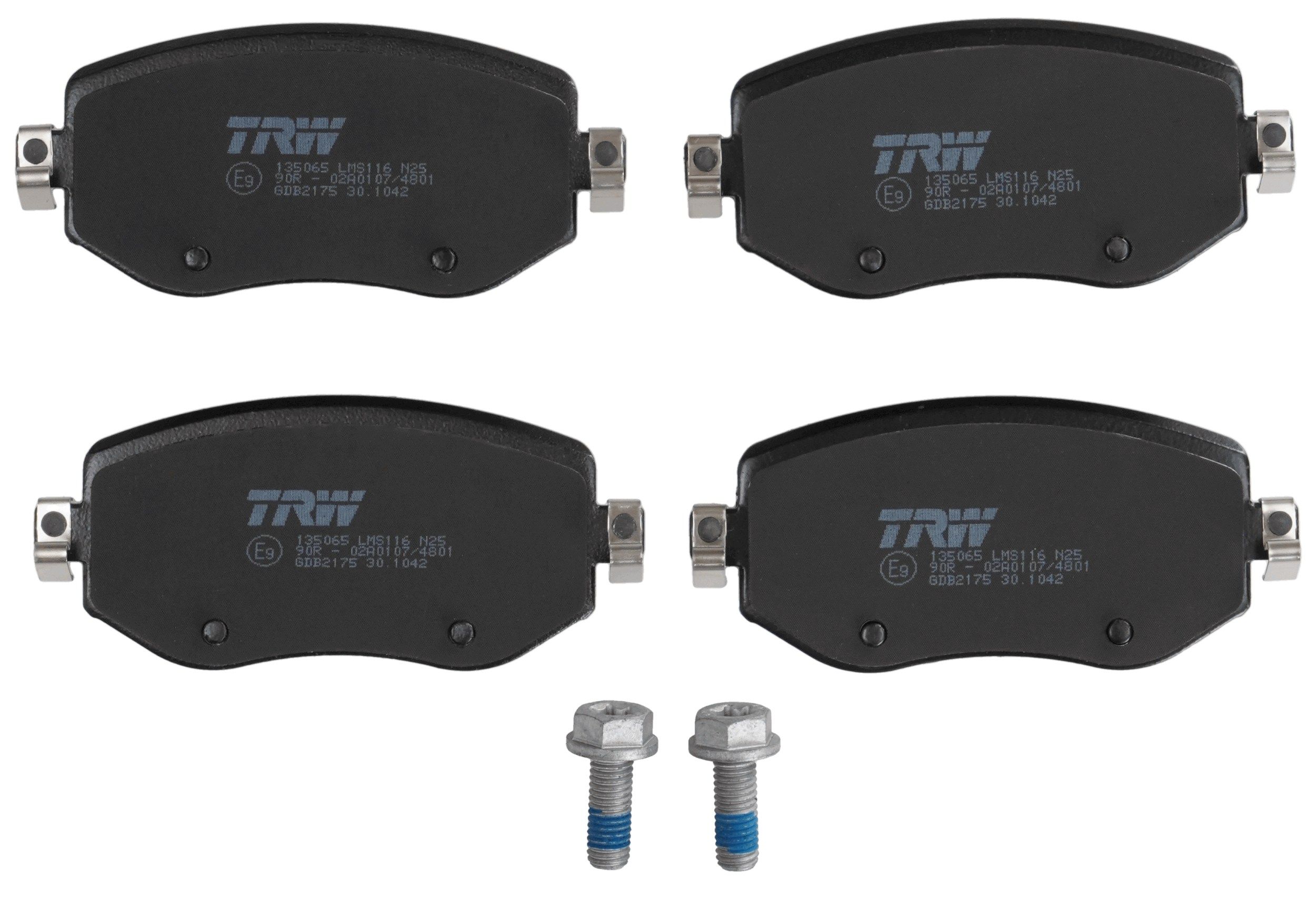 Bremsbelagsatz, Scheibenbremse