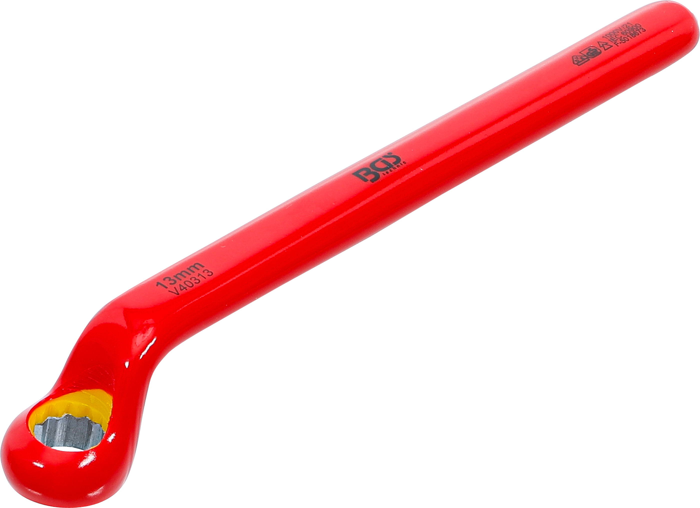 BGS VDE-Einringschlüssel | tief gekröpft | SW 13 mm