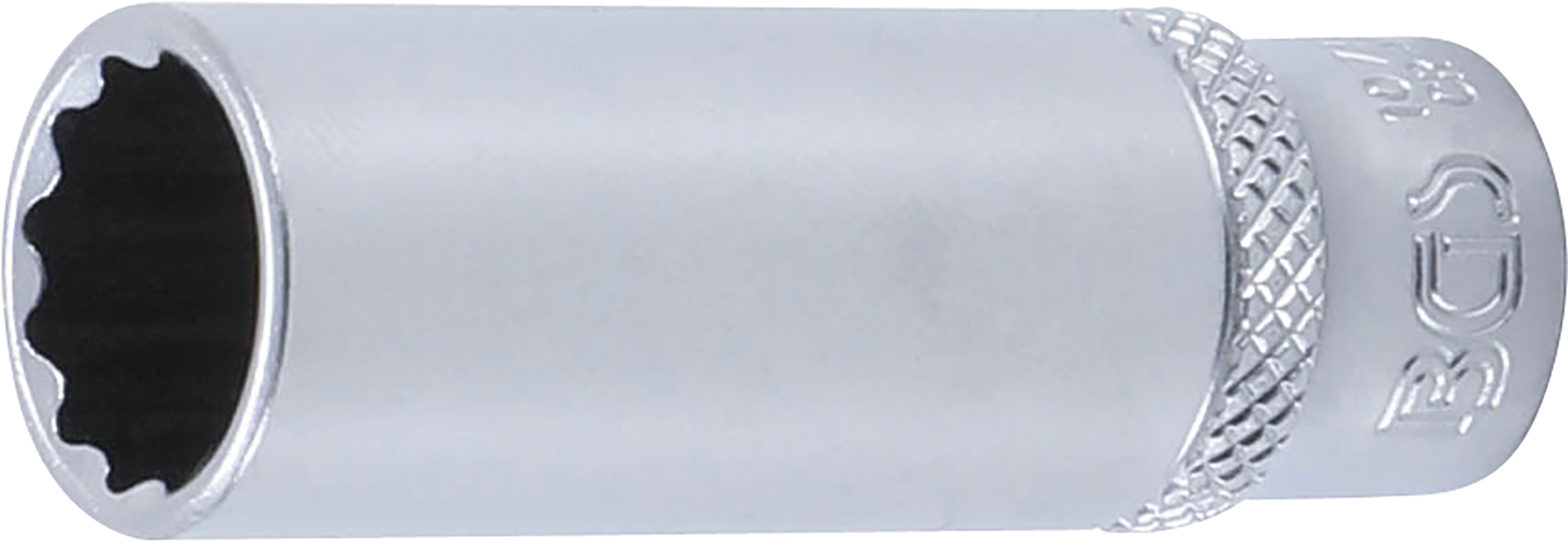 BGS Steckschlüssel-Einsatz Zwölfkant, tief | Antrieb Innenvierkant 6,3 mm (1/4") | SW 12 mm