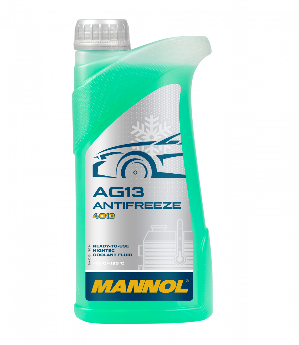 Mannol 4013 Kühlerfrostschutz Antifreeze AG13 Hightec -40 Fertigmischung 1 Liter