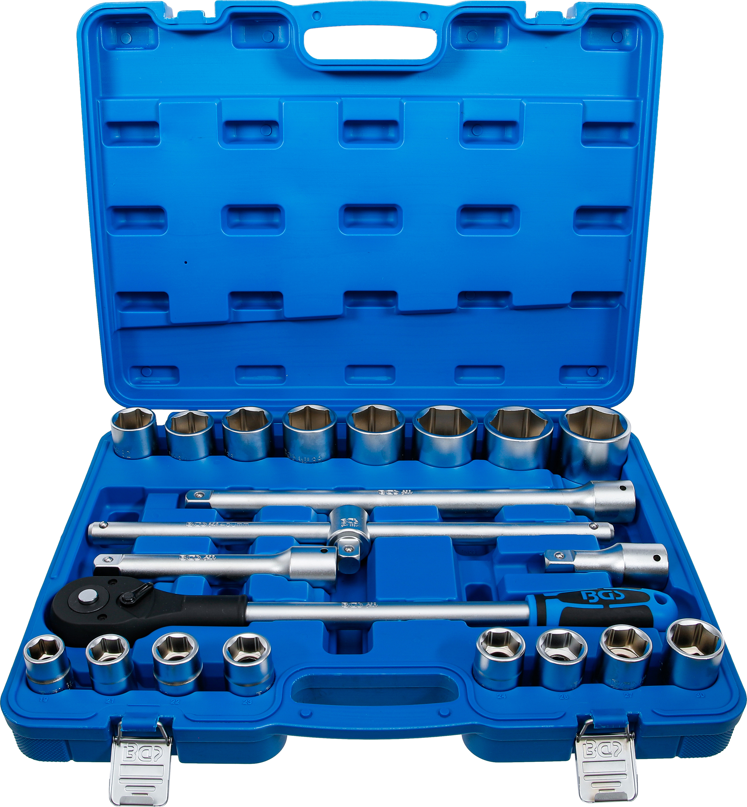 BGS Steckschlüssel-Satz | Antrieb 20 mm (3/4") | 21-tlg.
