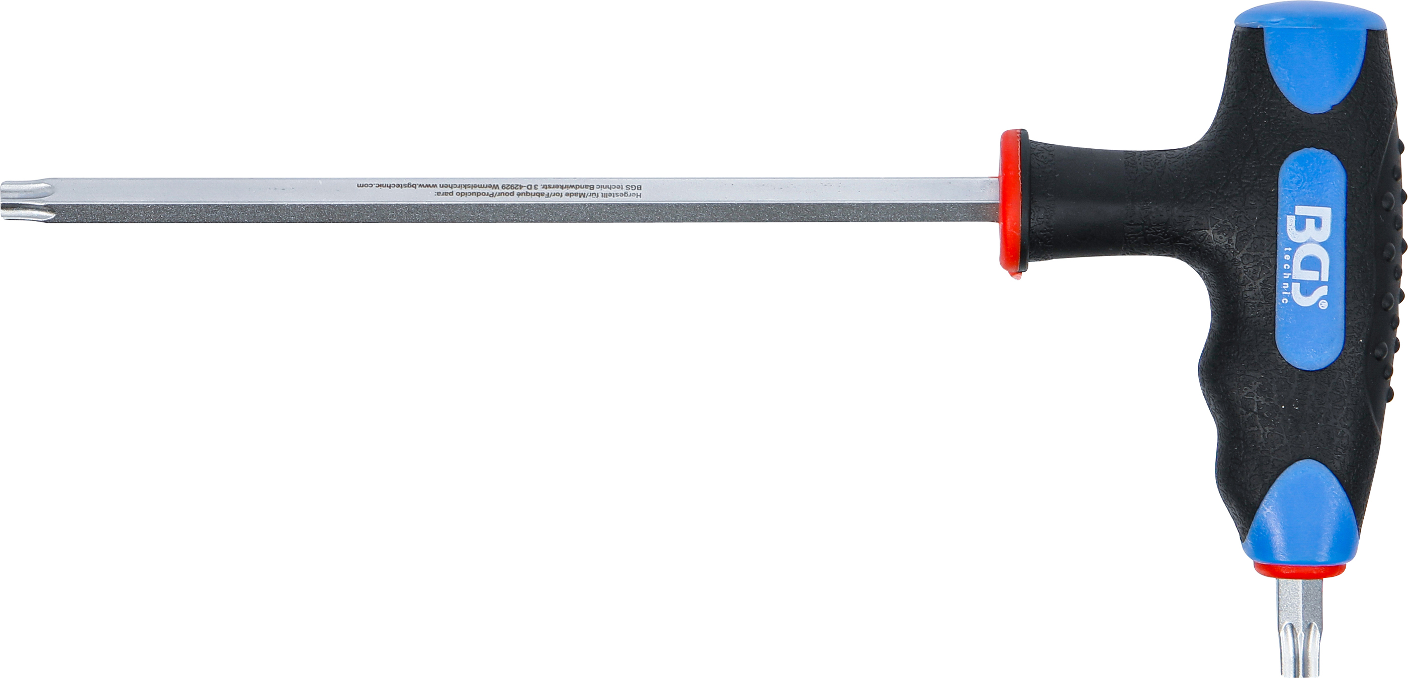 BGS Schraubendreher mit T-Griff und seitlicher Klinge | T-Profil (für Torx) T45