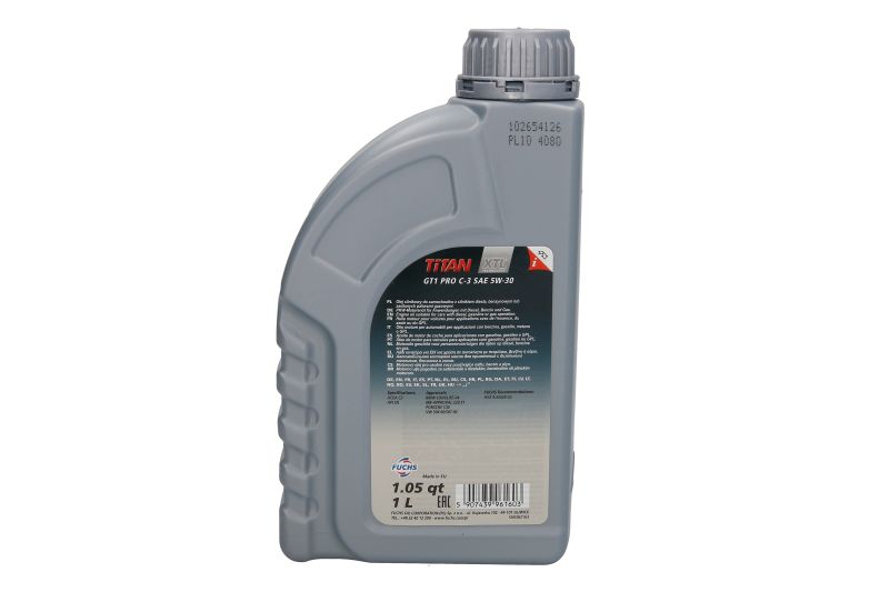 5W-30 Fuchs Titan GT1 Pro C-3 Motoröl 1 Liter