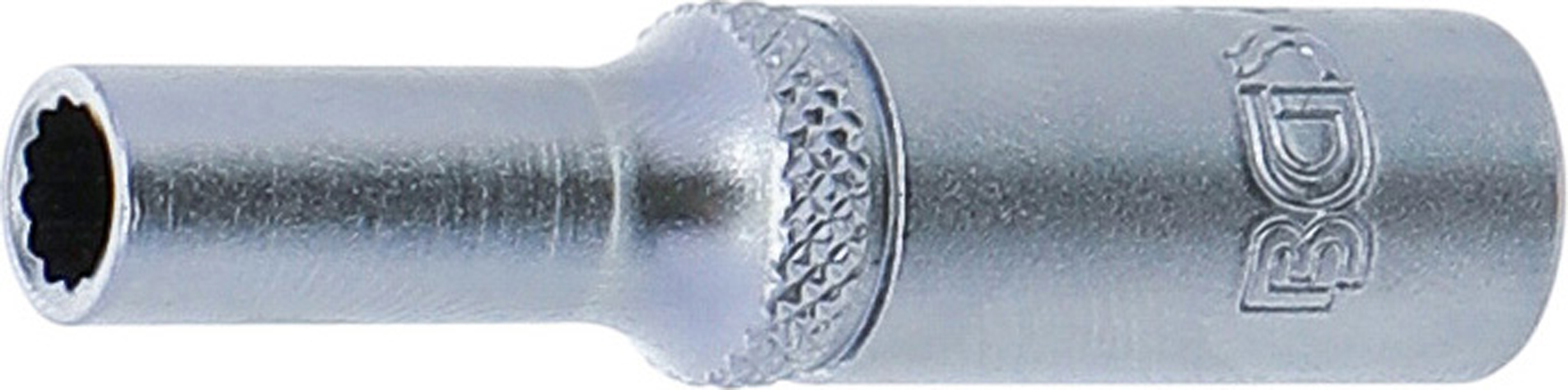 BGS Steckschlüssel-Einsatz Zwölfkant, tief | Antrieb Innenvierkant 6,3 mm (1/4") | SW 5 mm