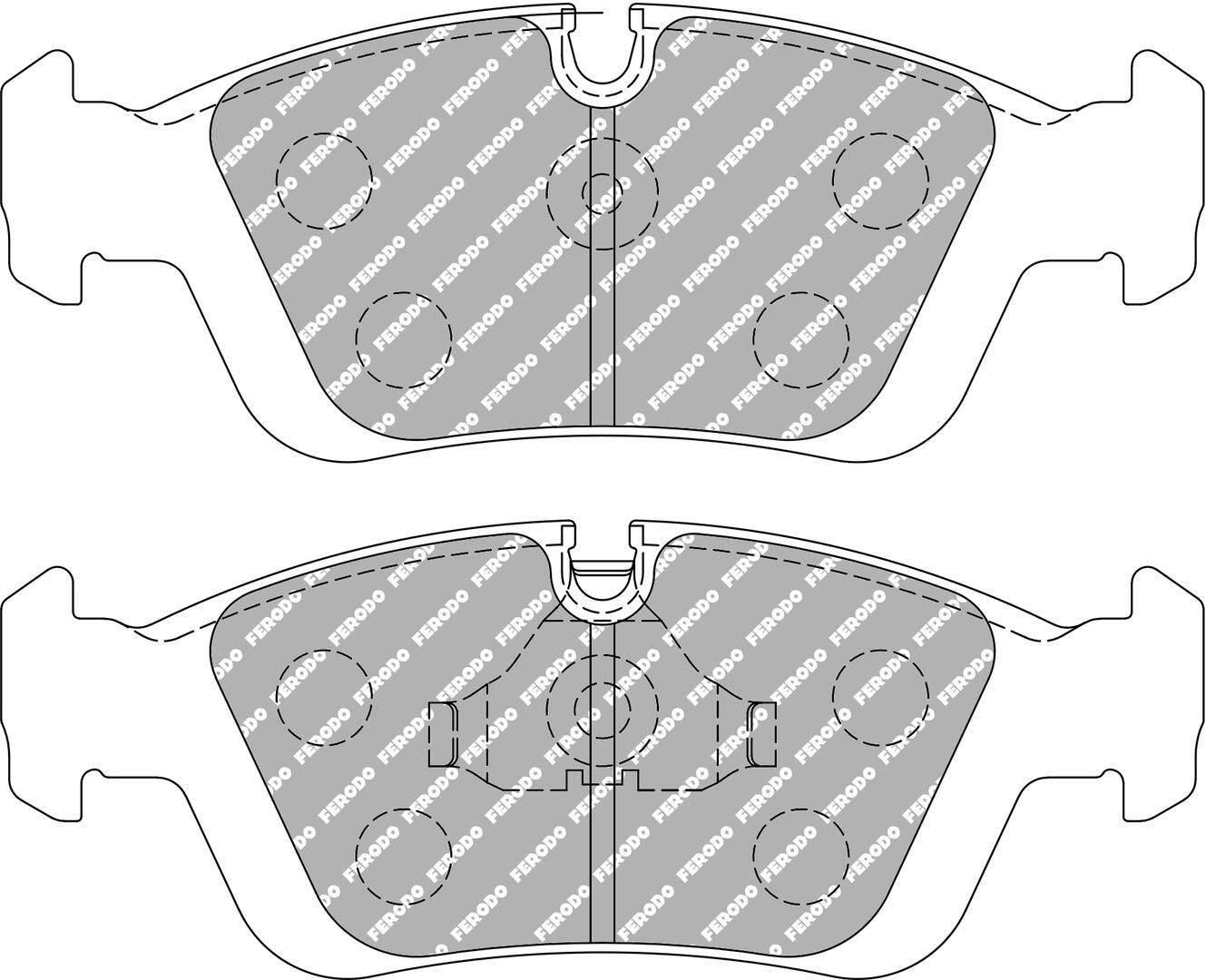 Bremsbelagsatz, Scheibenbremse