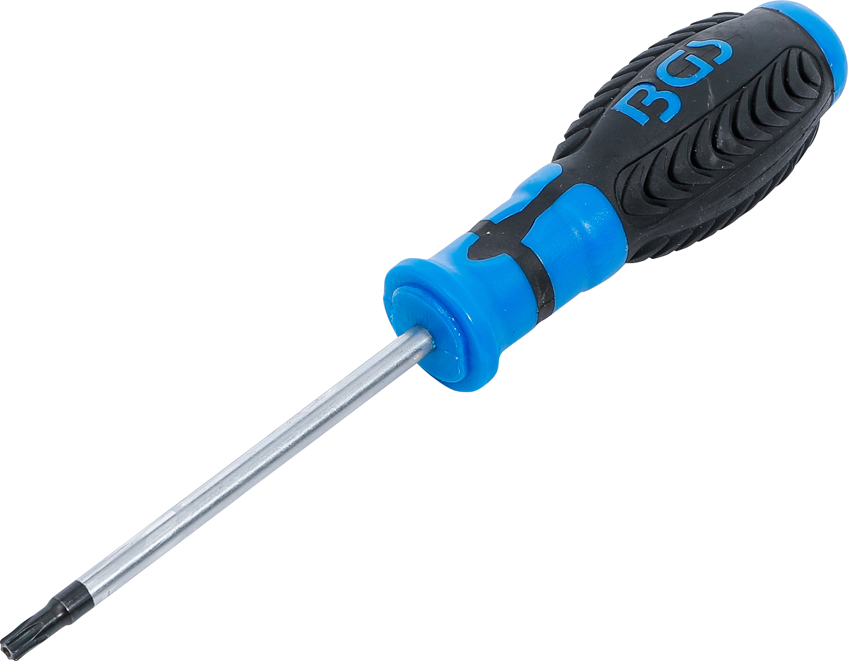 BGS Schraubendreher | T-Profil (für Torx) mit Bohrung T27 | Klingenlänge 100 mm