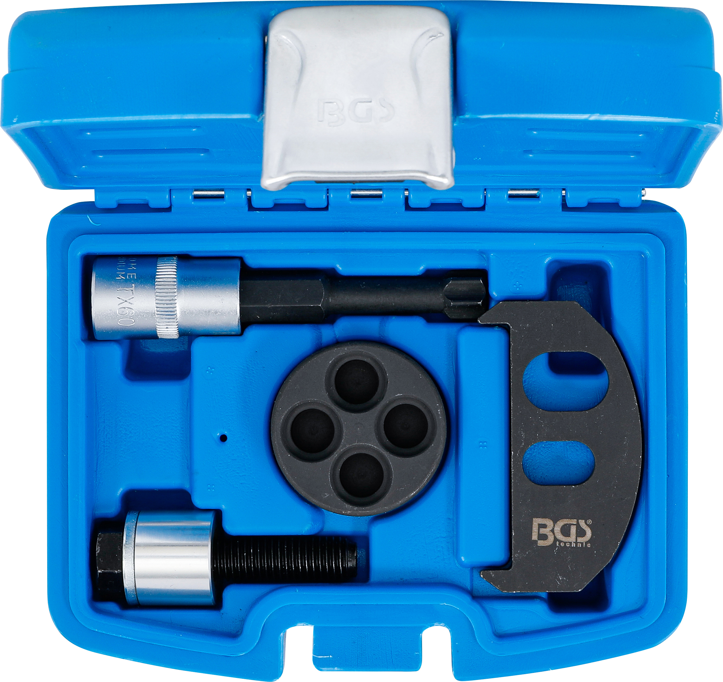 BGS Kurbelwellen-Drehwerkzeug- und Schwungrad-Arretierwerkzeug-Satz | für BMW, MINI