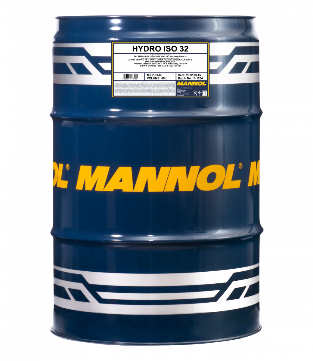 Mannol 2101 Hydro ISO 32 Hydrauliköl 60 Liter