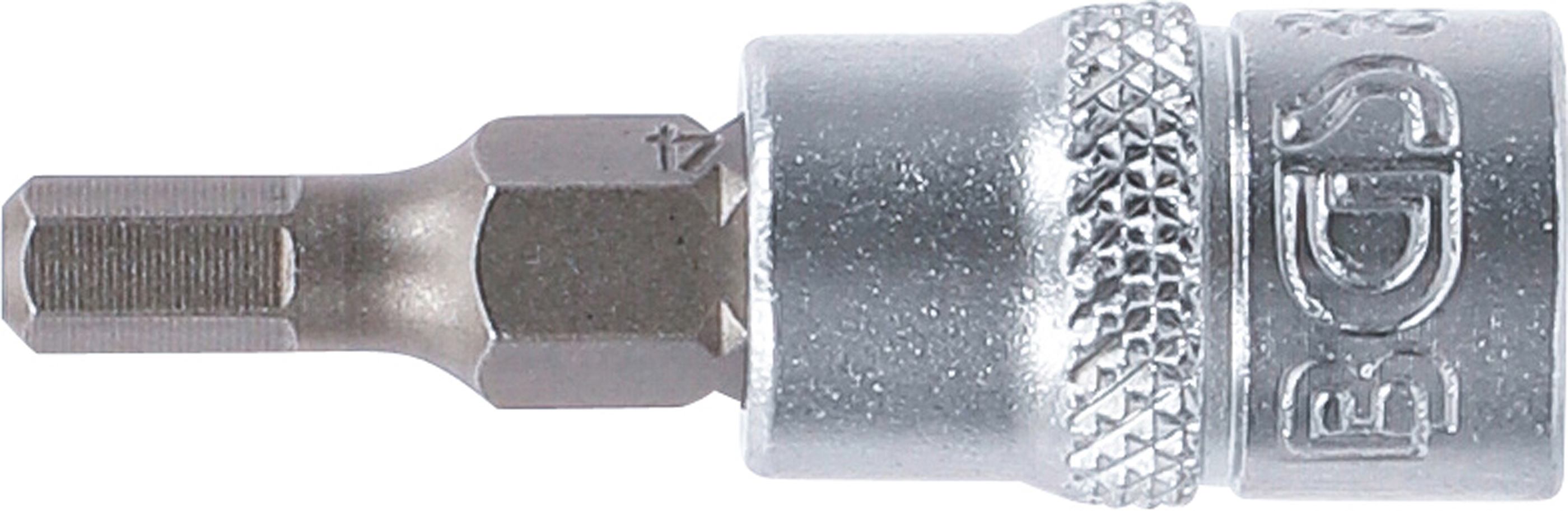 BGS Bit-Einsatz | Antrieb Innenvierkant 6,3 mm (1/4") | Innensechskant 4 mm