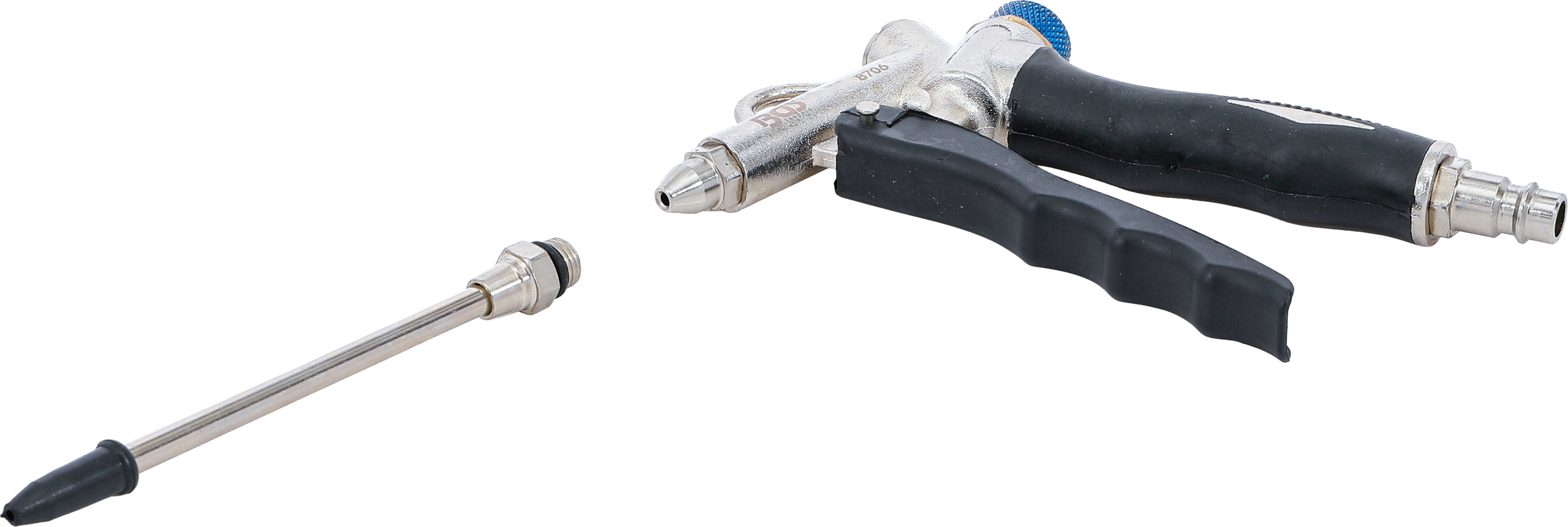 BGS Druckluft-Ausblaspistole mit Mengenregler