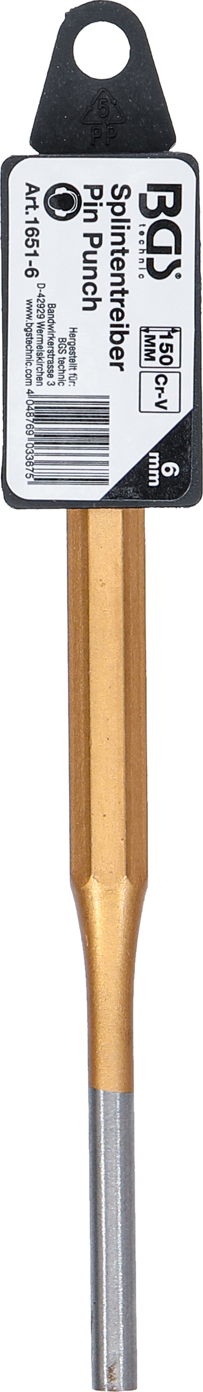 BGS Splintentreiber | 150 mm | 6 mm