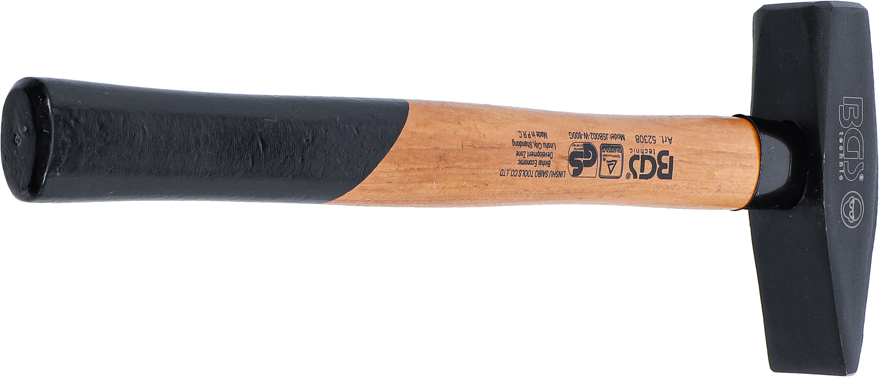 BGS Schlosserhammer | Hickory-Stiel | DIN 1041 | 800 g
