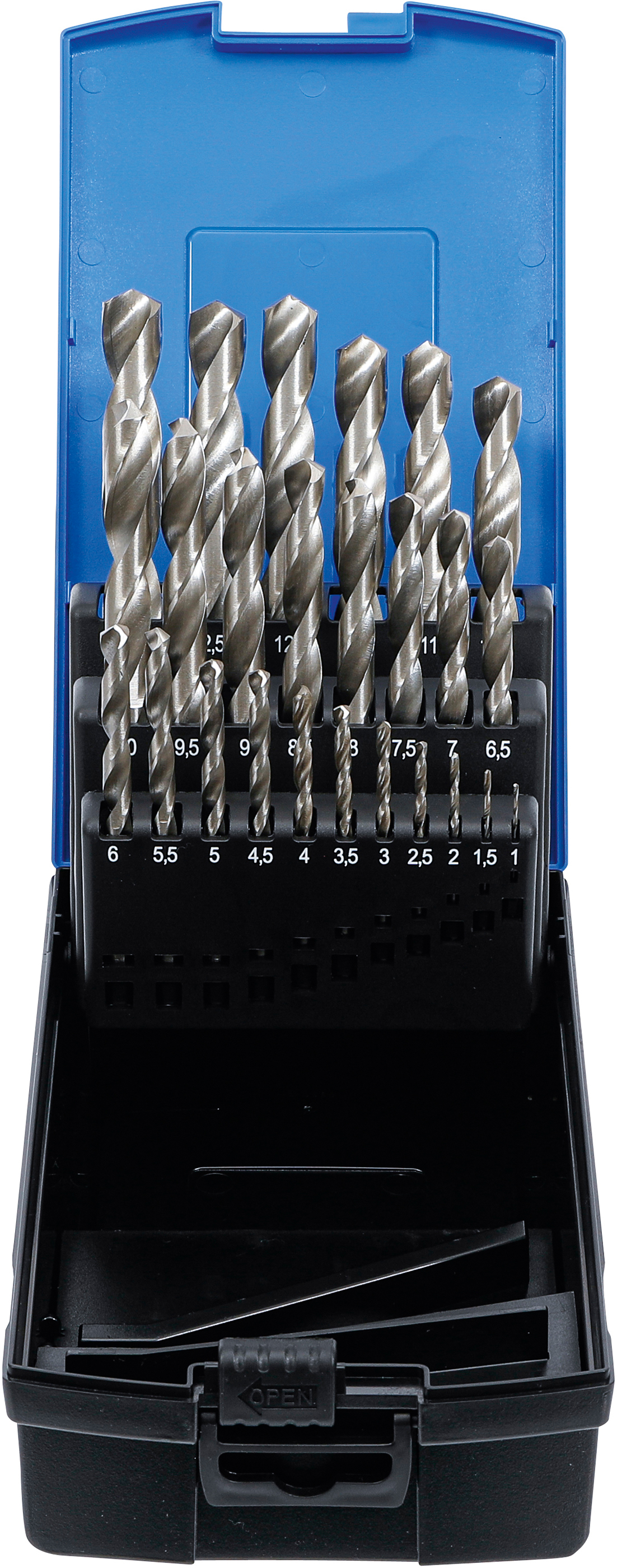 BGS Spiralbohrer-Satz | HSS | 1 - 13 mm | 25-tlg.