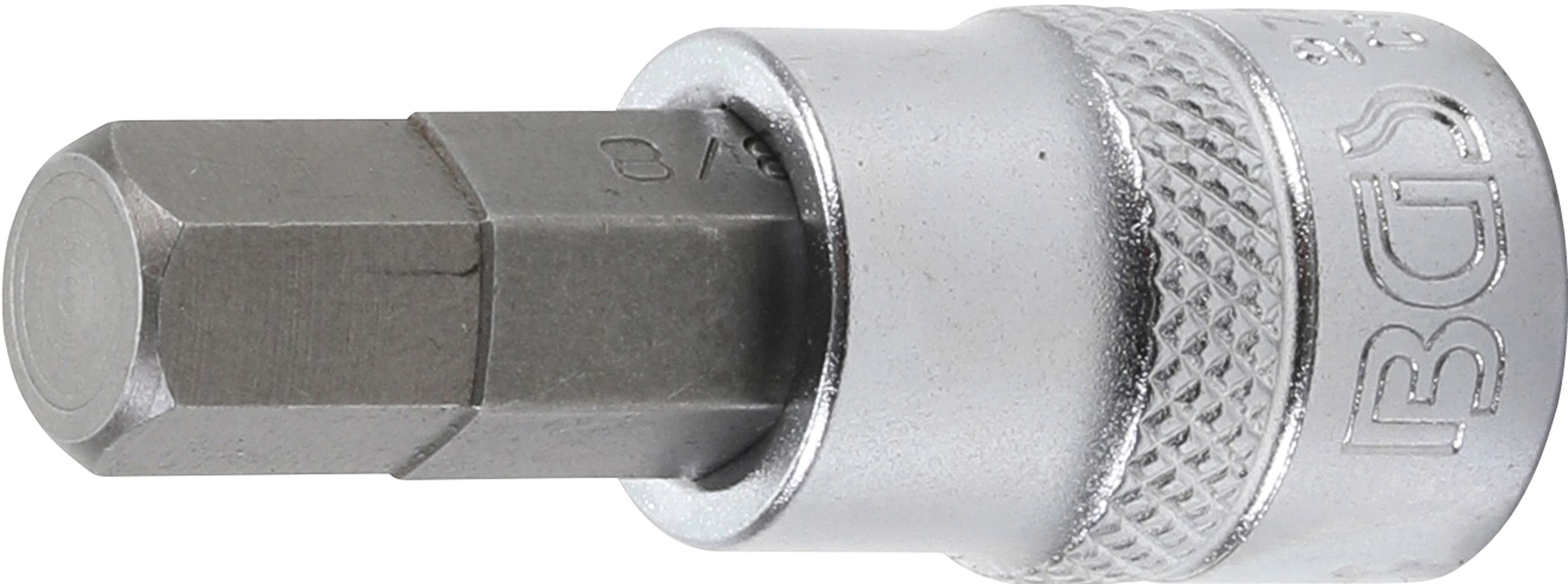 BGS Bit-Einsatz | Antrieb Innenvierkant 10 mm (3/8") | Innensechskant 3/8"