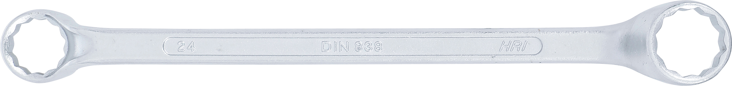 BGS Doppel-Ringschlüssel, gekröpft | SW 24 x 27 mm