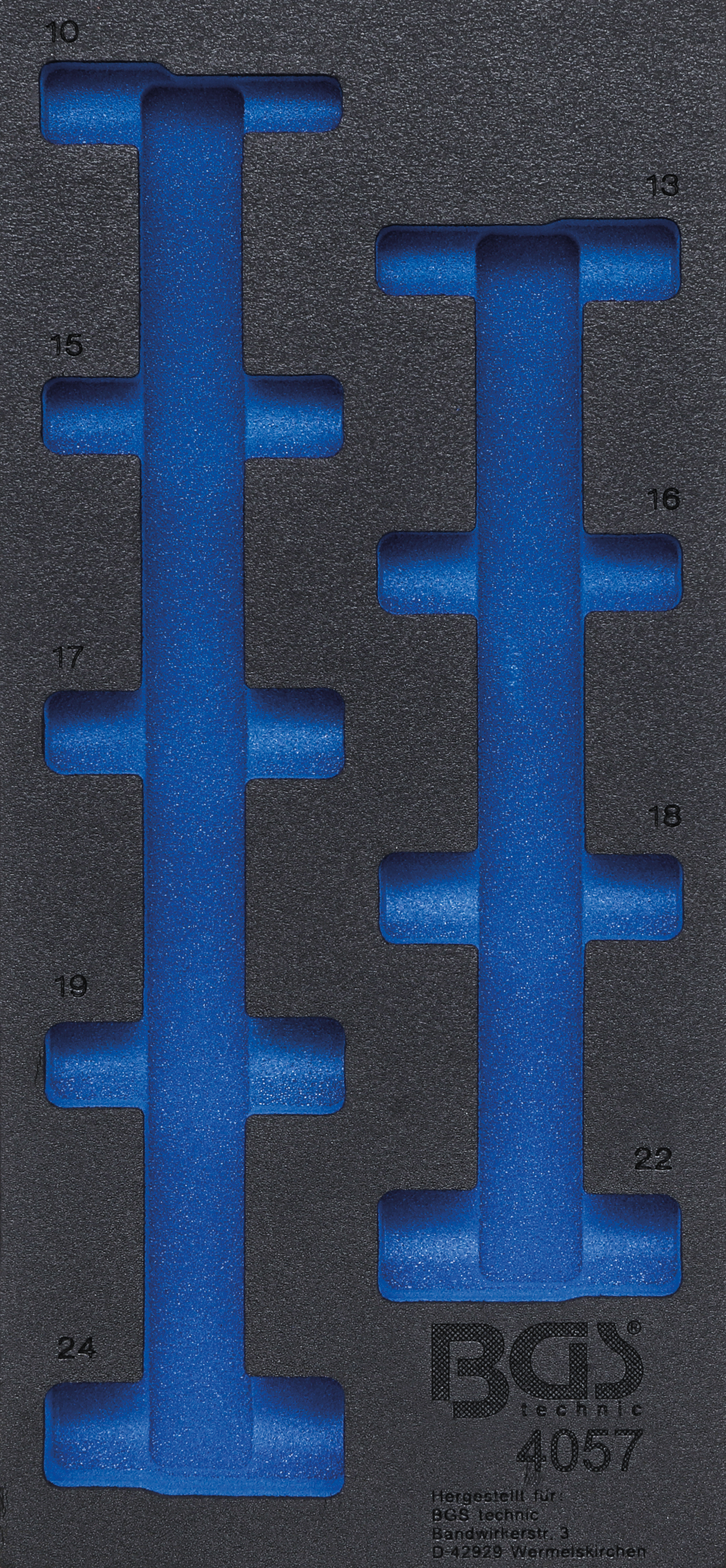 BGS Werkstattwageneinlage 1/3 | leer | für Art. 4057