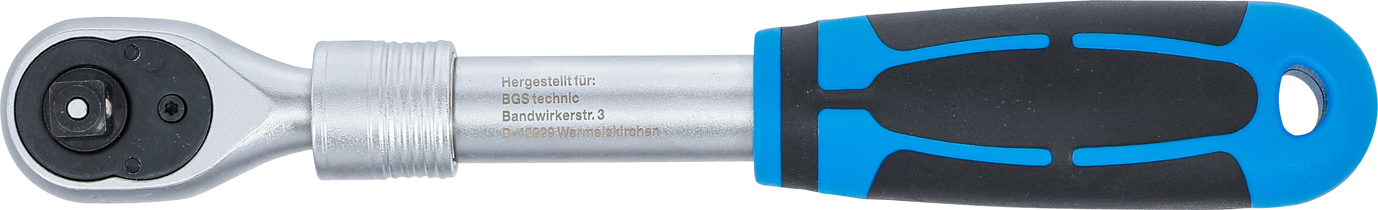 BGS Umschaltknarre, ausziehbar | Abtrieb Außenvierkant 10 mm (3/8") | 240 - 345 mm