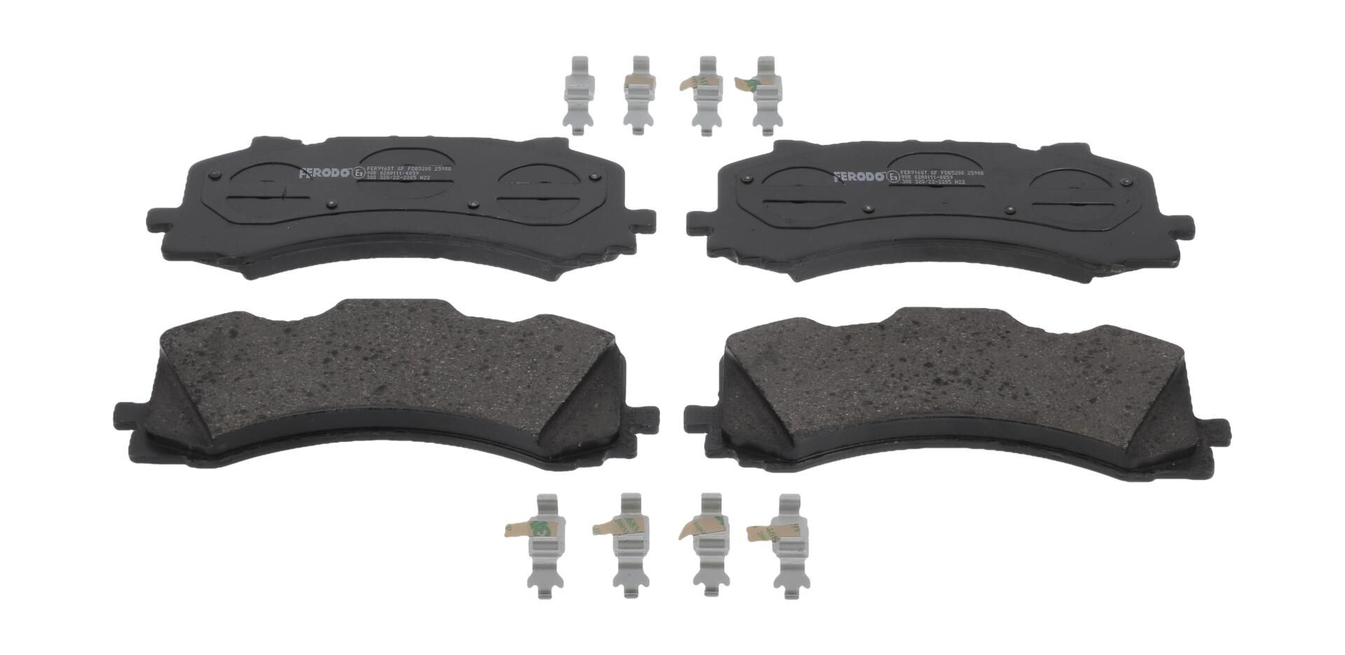 Bremsbelagsatz, Scheibenbremse FDB5200 “FERODO 214,1 mm”