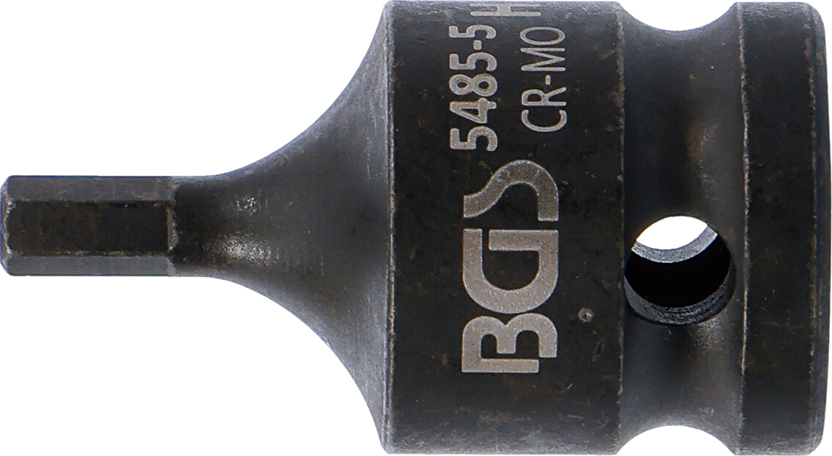 BGS Kraft-Bit-Einsatz | Länge 42 mm | Antrieb Innenvierkant 12,5 mm (1/2") | Innensechskant 5 mm