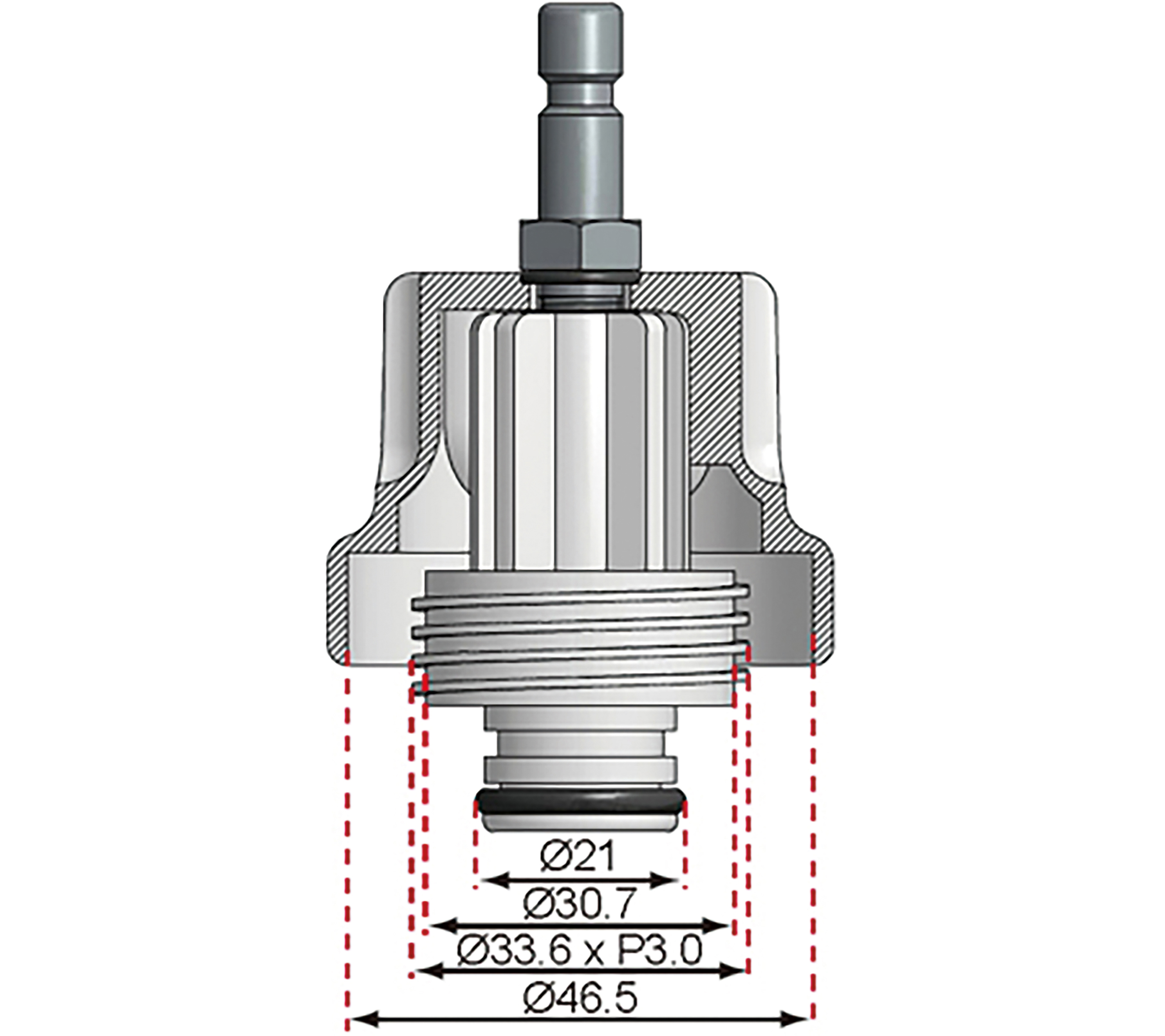 BGS Adapter Nr. 19 für Art. 8027, 8098 | für Toyota